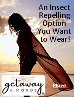 This company takes insect repelling clothing out of the woods and brings it to the party with their beautiful mosquito repelling kimonos. Getaway Kimonos uses Insect Shield repellent technology to put the insect repellent near your skin rather than on it! Reduce your need for smelly sprays and messy lotions with their safer bug repellent option. And, no need to re-apply as the effectiveness of Getaway Kimonos lasts up to 70 washes. 